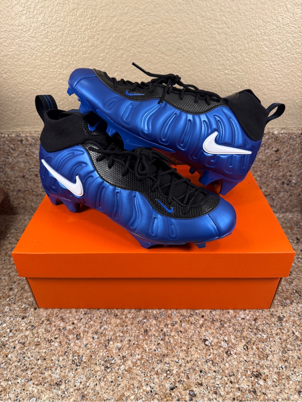 Nike Vaporposite Pro Game Royal Football Cleats size 9.5 men